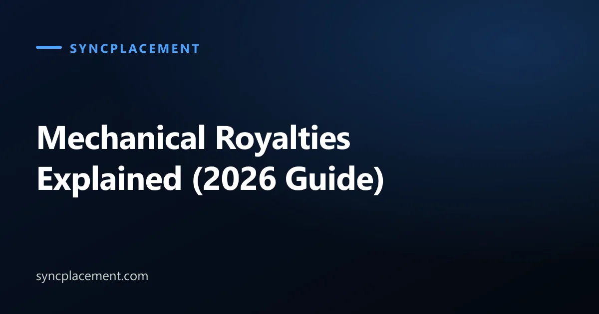 Mechanical Royalties Explained (2026 Guide)