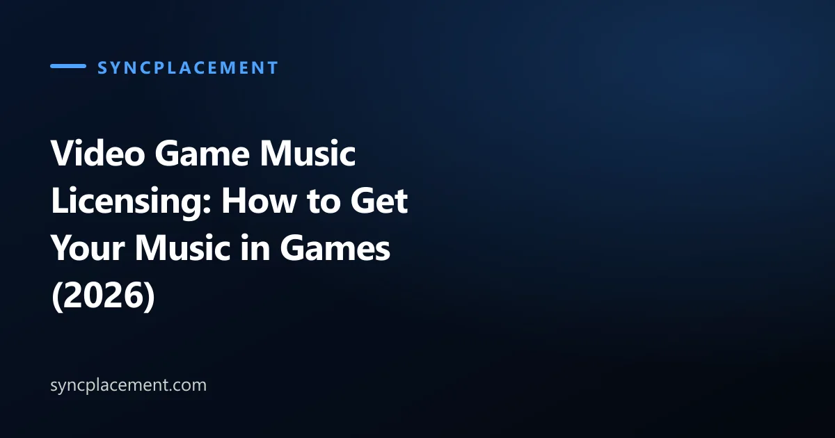 Video Game Music Licensing: How to Get Your Music in Games (2026)